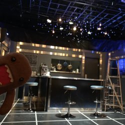 Know Theatre of Cincinnati - The set for Always Plenty of Light at the Starlight All Night Diner, scenic and lighting designer Andrew J. Hungerford.