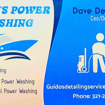 Guidos Power Washing - Business card - Pressure Washers Near Me - Orlando, Florida Guidos Power Washing - Business card - Pressure Washers Near Me - Orlando, Florida