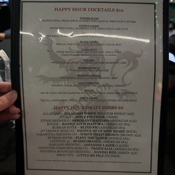 Morrison - Happy Hour Menu - Feb 2024 - Gastropubs Near Me - Los Angeles, California