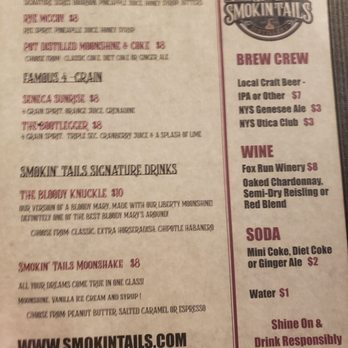 Smokin’ Tails Distillery - Distilleries Near Me - Phelps, New York