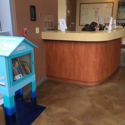 Little Free Library - Colorful little, well kept library.
