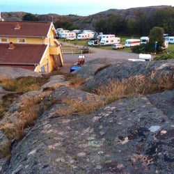 Solvik Camping och Stugby - Utsikt från vår stuga i bergsbyn