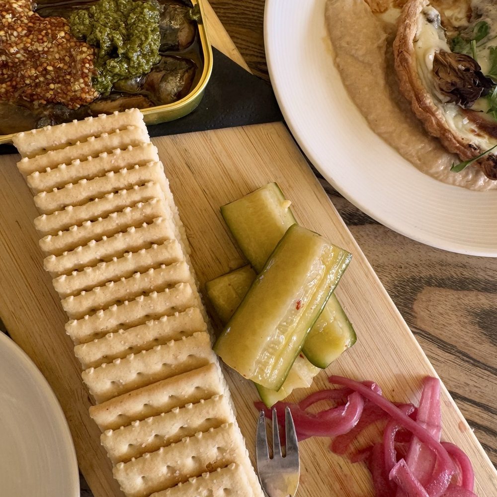 Plonk - Sardines in the can and Mushroom tart - Cocktail Bars Near Me - Missoula, Montana Plonk - Sardines in the can and Mushroom tart - Cocktail Bars Near Me - Missoula, Montana