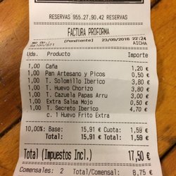 Sacramento - Our bill