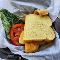 Rippons Seafood Ocean City - Don't let the bread fool ya. It's yummy!!!