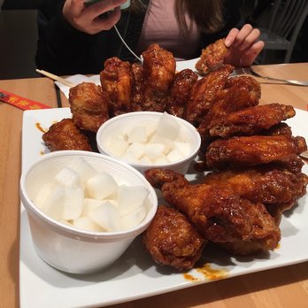 Bonchon Costa Mesa - 30 spicy wings - Chicken Wings Near Me - Costa Mesa, California