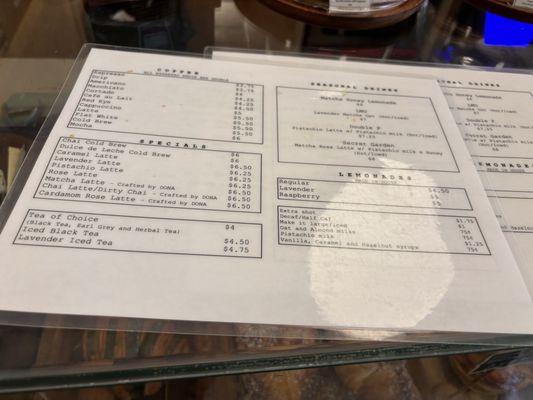 Menu photo 1 MCM Coffee New York, NY Menu photo 1 MCM Coffee New York, NY