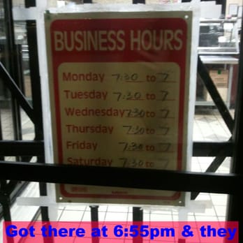 Saigon Deli - Got there at 6:55 PM when their sign said they close at 7, and they were already closed and locked up! - Vietnamese Near Me - Seattle, Washington Saigon Deli - Got there at 6:55 PM when their sign said they close at 7, and they were already closed and locked up! - Vietnamese Near Me - Seattle, Washington