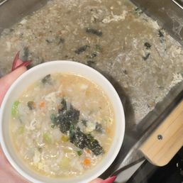 Rice porridge at the end of Rice porridge at the end of