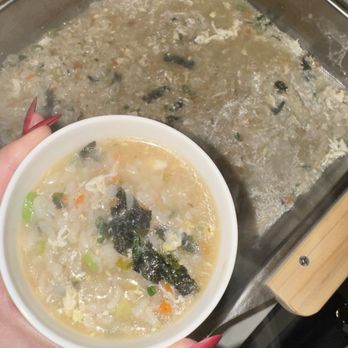 Olle Korean Cuisine - Rice porridge at the end of - Korean Near Me - Los Angeles, California Olle Korean Cuisine - Rice porridge at the end of - Korean Near Me - Los Angeles, California