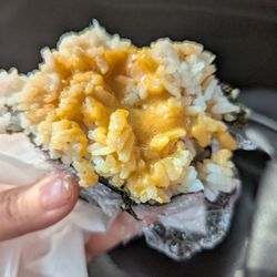 Creamy uni and egg yolk