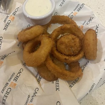 Canyon Cafe - Onion rings with ranch - American Near Me - Brooks, California