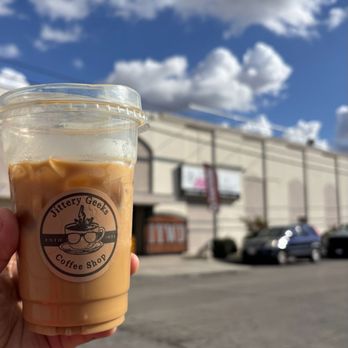 Jittery Geeks - Very pleased with my coffee served up at jittery geeks today certainly will be comeing back for more - Coffee & Tea Near Me - Bakersfield, California
