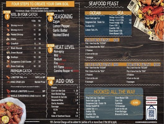 Menu photo 7 Hooked Seafood Boil & Bar Kennewick, WA Menu photo 7 Hooked Seafood Boil & Bar Kennewick, WA