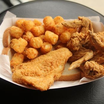 What’s Cluckin - 2 piece + filet with tots! - Chicken Shop Near Me - Fairview, Texas