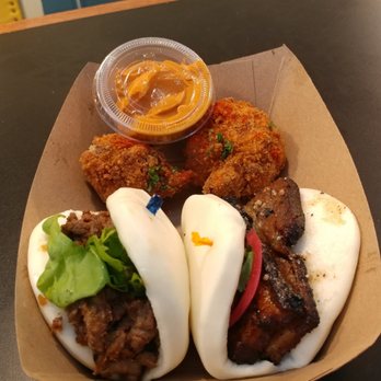 Suzy Siu's Baos - Pork belly bao + galbi bao + kimchi fritters - Korean Near Me - Atlanta, Georgia Suzy Siu's Baos - Pork belly bao + galbi bao + kimchi fritters - Korean Near Me - Atlanta, Georgia