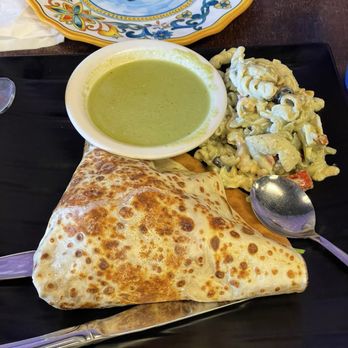 Le Moose Crepe Cafe - Chicken Pesto Crepe - Creperies Near Me - Fremont, California Le Moose Crepe Cafe - Chicken Pesto Crepe - Creperies Near Me - Fremont, California