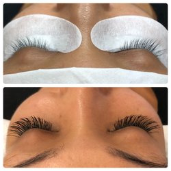 Lash Friends - Flat Lash C curl (9-12mm) Glamour set semi cateye