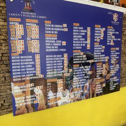 Las Tarascas Bonfil - Menu