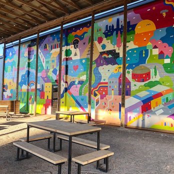 Edmond Railyard - Lovely covered outdoor dining and hangout area. October 2019 - Public Markets Near Me - Edmond, Oklahoma Edmond Railyard - Lovely covered outdoor dining and hangout area. October 2019 - Public Markets Near Me - Edmond, Oklahoma