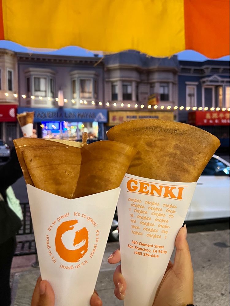 Genki Crepes & Mini-Mart Logo