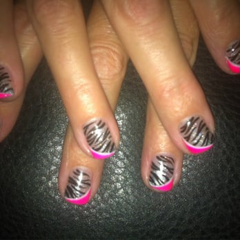 Pink & White Nails Spa - Another GREAT design by Ken ; ) - Nail Salons Near Me - Tucson, Arizona