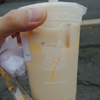 Bubbles&Tea - caramel sea salt milk tea w/ pudding - Bubble Tea Near Me - Rockville, Maryland Bubbles&Tea - caramel sea salt milk tea w/ pudding - Bubble Tea Near Me - Rockville, Maryland