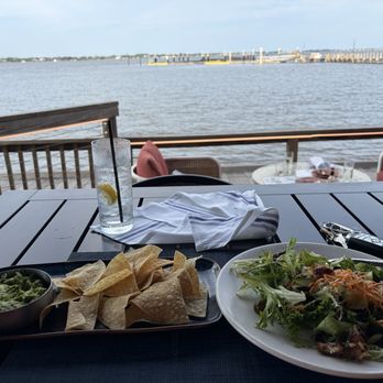 Waterfront - Guac bowl and waterfront salad. - Lounges Near Me - Stuart, Florida