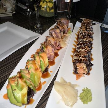 Sun Cuisines - Tunacado Roll and crispy salmon roll - Burmese Near Me - Williamsville, New York