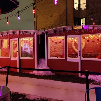 Whiskey Business - Holly Jolly Pop-up! - a trolley with lights on it - Whiskey Bars Near Me - Chicago, Illinois Whiskey Business - Holly Jolly Pop-up! - a trolley with lights on it - Whiskey Bars Near Me - Chicago, Illinois