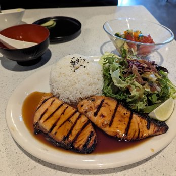 Sushi Today - Salmon teriyaki plate - Sushi Bars Near Me - Renton, Washington Sushi Today - Salmon teriyaki plate - Sushi Bars Near Me - Renton, Washington