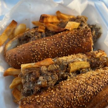 Pitchers Pub - hot dogs and french fries in a styrofoam container - Pubs Near Me - Philadelphia, Pennsylvania Pitchers Pub - hot dogs and french fries in a styrofoam container - Pubs Near Me - Philadelphia, Pennsylvania