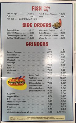 Menu photo 4 Steve's Pizzeria West Boylston, MA