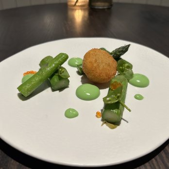 Anomaly SF - An asparagus dish - New American Near Me - San Francisco, California
