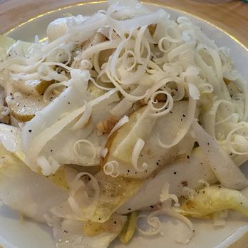 Pepolino Restaurant - Indivia & Pere (Endive Salad with Pears, Walnuts & Pecorino Cheese in a Lemon Dressing) - Tuscan Near Me - New York, New York