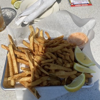 Dirty Don's Oyster Bar & Grill - Fried clams and french fries. - Seafood Near Me - Myrtle Beach, South Carolina Dirty Don's Oyster Bar & Grill - Fried clams and french fries. - Seafood Near Me - Myrtle Beach, South Carolina