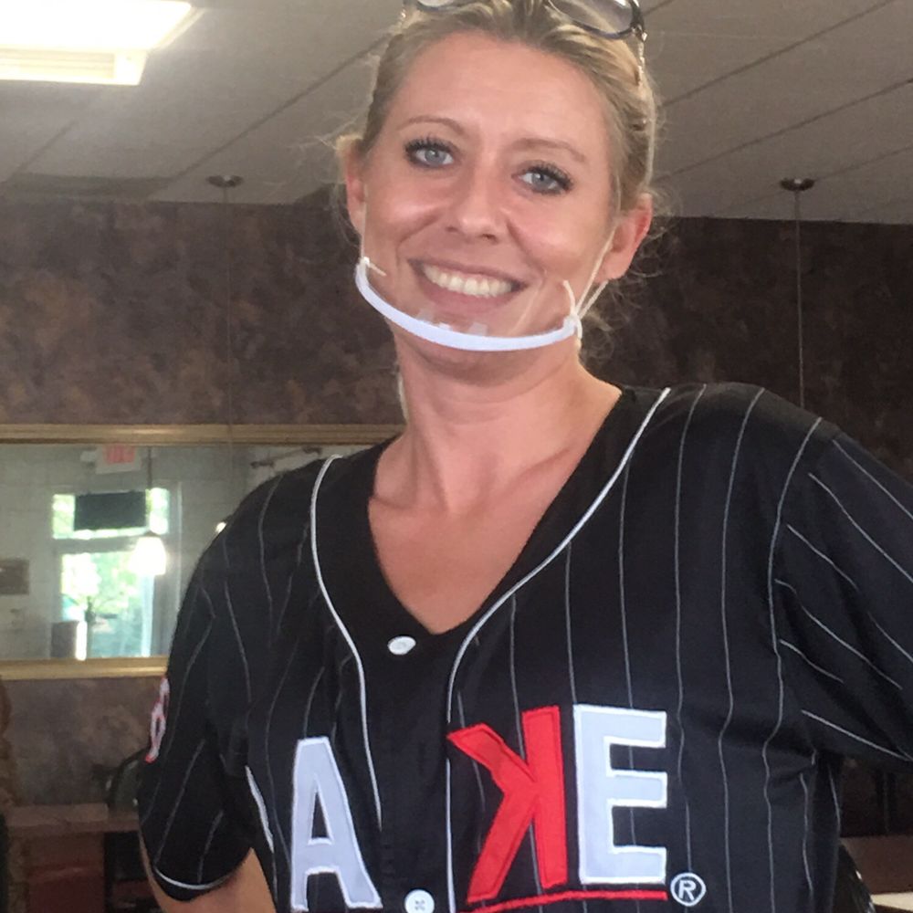Taza Fresh Grill - Face mask with pretty smile, what a big difference to be able to see! - Mediterranean Near Me - Southgate, Michigan