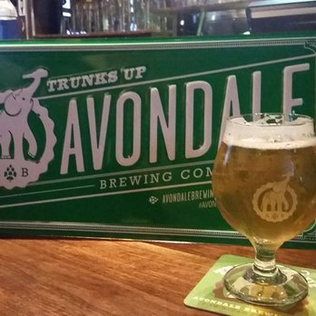 Avondale Brewing - Warning Shot & metal sign from the brewery - Breweries Near Me - Birmingham, Alabama