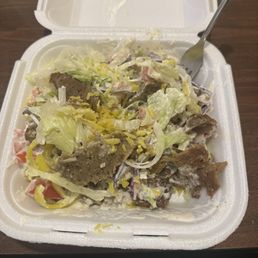 Gyro rice bowl. Gyro rice bowl.