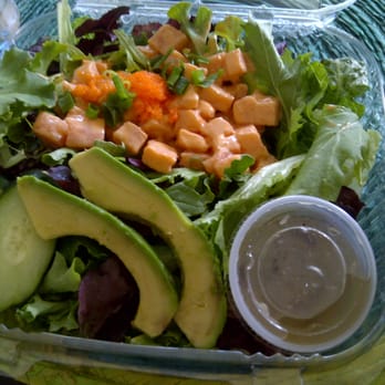 Sushiya - Spicy ahi salad. $8.99. Comes out to $9.41. They also have a spicy salmon salad for the same price. - Poke Near Me - Honolulu, Hawaii Sushiya - Spicy ahi salad. $8.99. Comes out to $9.41. They also have a spicy salmon salad for the same price. - Poke Near Me - Honolulu, Hawaii