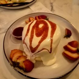 Strawberry pancakes, $15