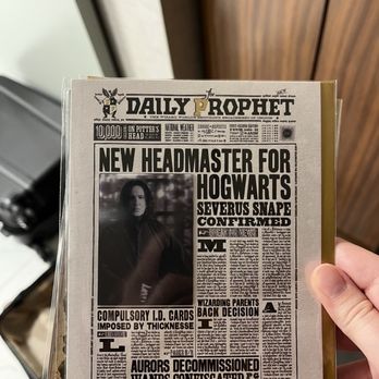Harry Potter Shop - MinaLima card - Books, Mags, Music & Video Near Me - New York, New York