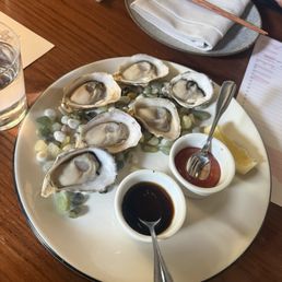 Oysters on happy hour Oysters on happy hour