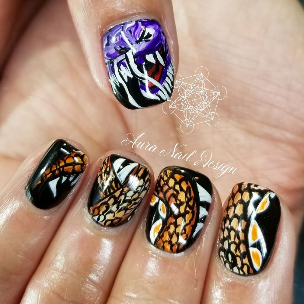 Aura Nail Design Logo