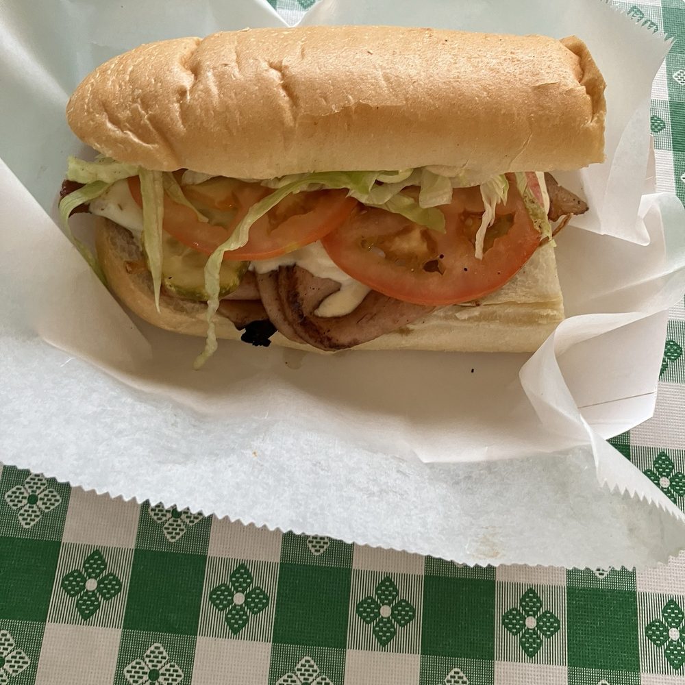 Duck In Market - Fried bologna po boy fully dressed with bacon - Convenience Stores Near Me - Valley Park, Missouri Duck In Market - Fried bologna po boy fully dressed with bacon - Convenience Stores Near Me - Valley Park, Missouri
