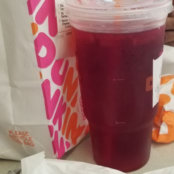 Dunkin' - Apple Cranberry Refresher - Donuts Near Me - Montgomery, Alabama