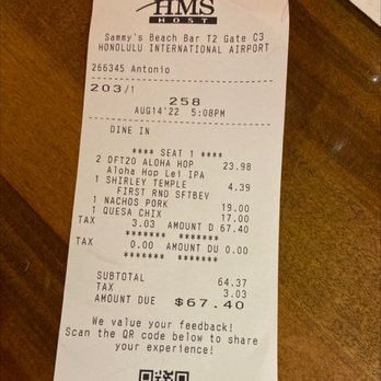 Sammy's Beach Bar & Grill - American Near Me - Honolulu, Hawaii