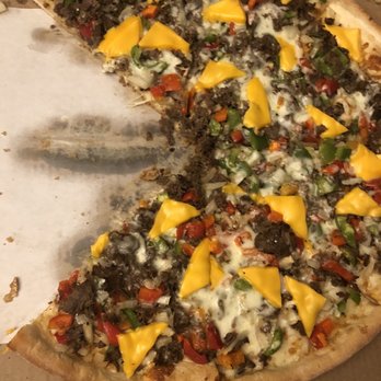 Prospect Pizza - It was okay. more salt, garlic powder & pepper & shredded american over slices of cheese please. - Pizza Near Me - Brooklyn, New York