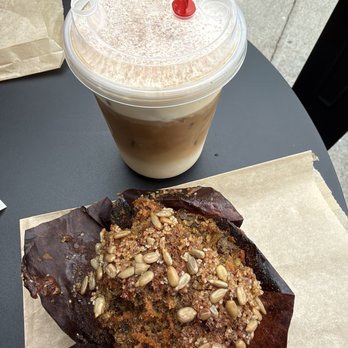 Crema - Carrot Muffin and Espresso Einspanner - Coffee & Tea Near Me - Sherman Oaks, California