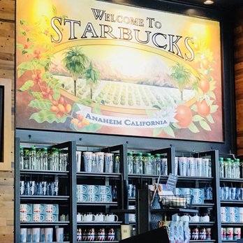 Starbucks - Welcome sign - Coffee & Tea Near Me - Anaheim, California Starbucks - Welcome sign - Coffee & Tea Near Me - Anaheim, California